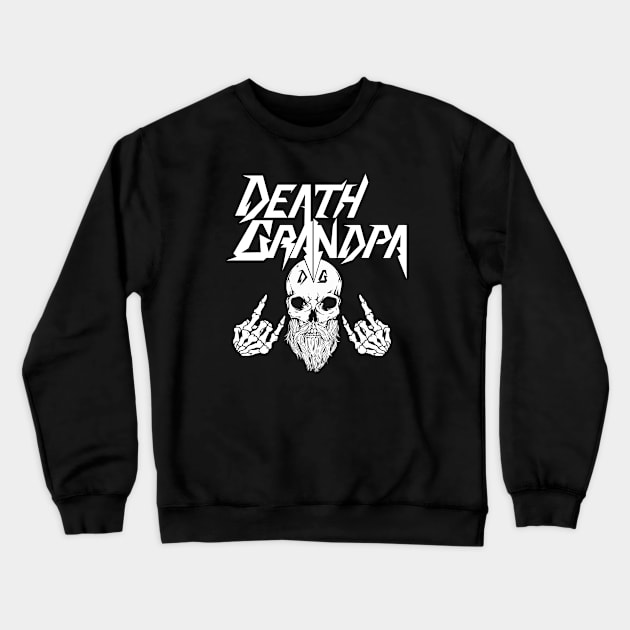 Death Grandpa Crewneck Sweatshirt by sarachosu